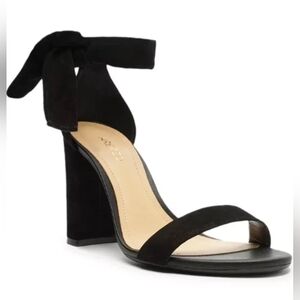 🖤🔹️AREZZO 🔹️Black Suede Isabelli Women's Heeled Sandals